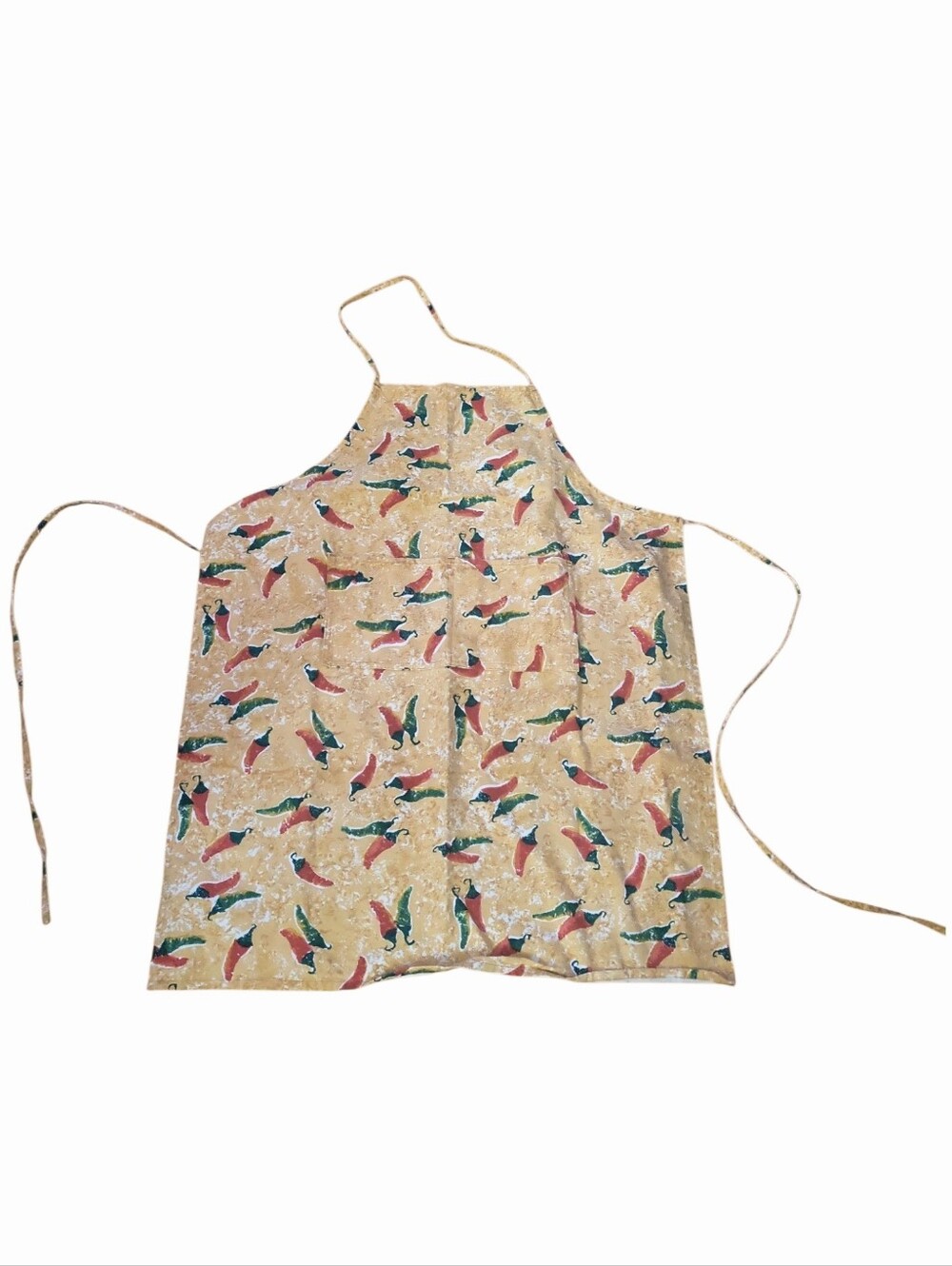 Vintage 1993 Jalepeno Hot Pepper Cooking Apron Chili Fest Grilling Kitchen